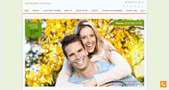 Desktop Screenshot of centralparkdentalspa.com